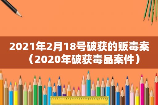 2021年2月18号破获的 *** 案（2020年破获 *** 案件）