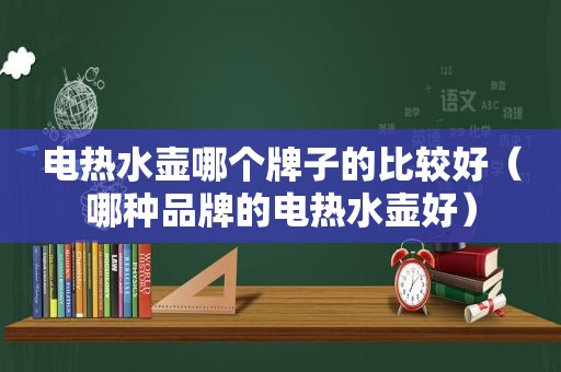 电热水壶哪个牌子的比较好（哪种品牌的电热水壶好）