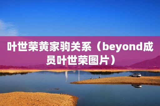 叶世荣黄家驹关系（beyond成员叶世荣图片）