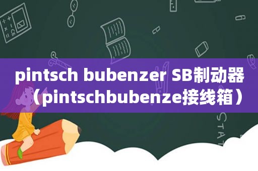 pintsch bubenzer SB制动器（pintschbubenze接线箱）