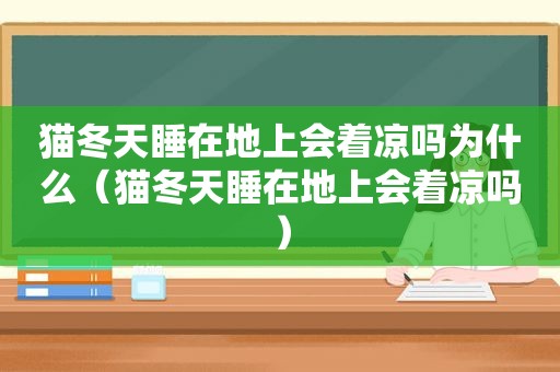 猫冬天睡在地上会着凉吗为什么（猫冬天睡在地上会着凉吗）