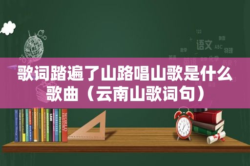 歌词踏遍了山路唱山歌是什么歌曲（云南山歌词句）