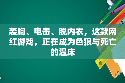 袭胸、电击、脱内衣，这款网红游戏，正在成为色狼与死亡的温床