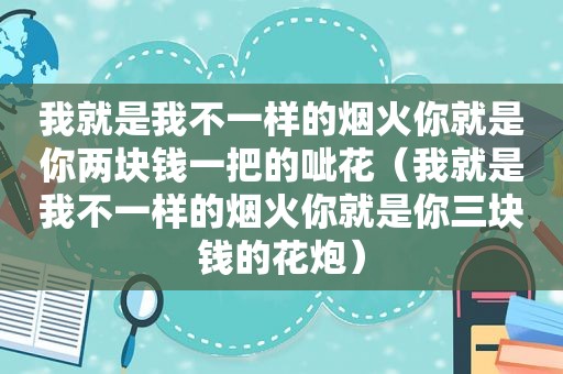 我就是我不一样的烟火你就是你两块钱一把的呲花（我就是我不一样的烟火你就是你三块钱的花炮）