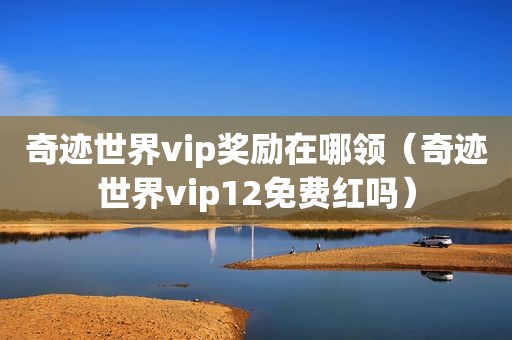 奇迹世界vip奖励在哪领（奇迹世界vip12免费红吗）