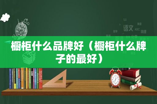 橱柜什么品牌好（橱柜什么牌子的最好）