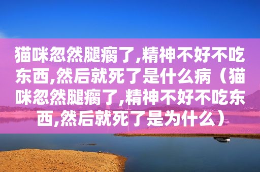 猫咪忽然腿瘸了,精神不好不吃东西,然后就死了是什么病（猫咪忽然腿瘸了,精神不好不吃东西,然后就死了是为什么）