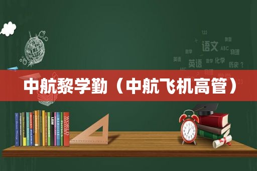 中航黎学勤（中航飞机高管）