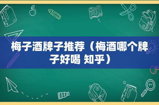 梅子酒牌子推荐（梅酒哪个牌子好喝 知乎）