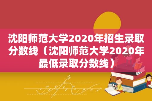 沈阳师范大学2020年招生录取分数线（沈阳师范大学2020年最低录取分数线）