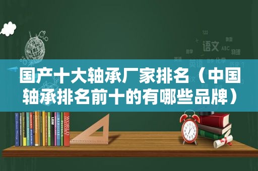 国产十大轴承厂家排名（中国轴承排名前十的有哪些品牌）