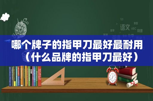 哪个牌子的指甲刀最好最耐用（什么品牌的指甲刀最好）