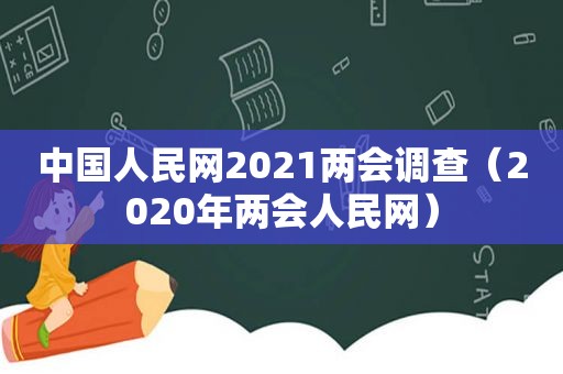 中国人民网2021两会调查（2020年两会人民网）