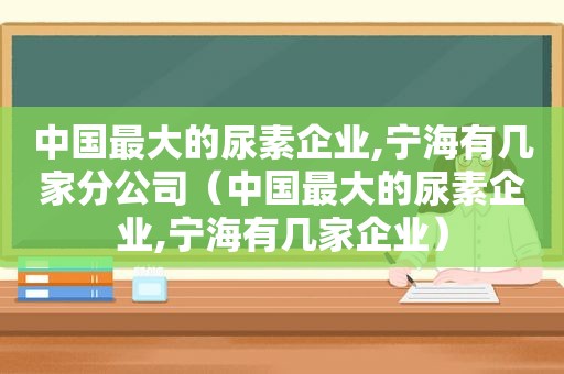 中国最大的尿素企业,宁海有几家分公司（中国最大的尿素企业,宁海有几家企业）