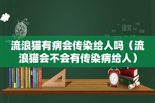 流浪猫有病会传染给人吗（流浪猫会不会有传染病给人）