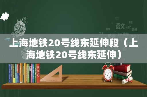 上海地铁20号线东延伸段（上海地铁20号线东延伸）