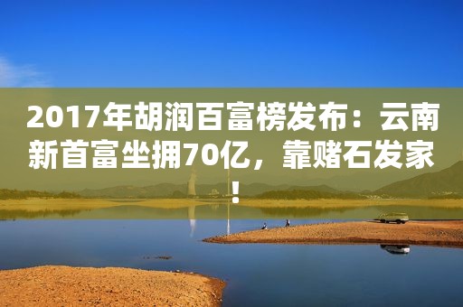 2017年胡润百富榜发布：云南新首富坐拥70亿，靠赌石发家！