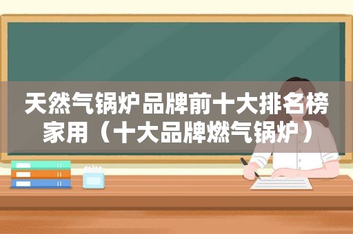 天然气锅炉品牌前十大排名榜家用（十大品牌燃气锅炉）