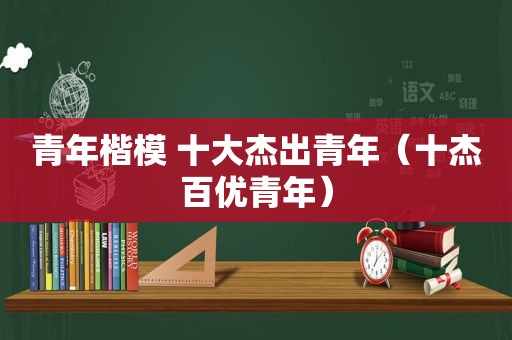 青年楷模 十大杰出青年（十杰百优青年）