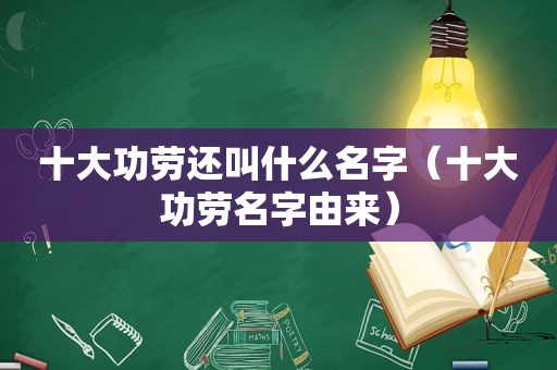 十大功劳还叫什么名字（十大功劳名字由来）