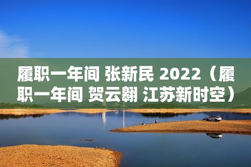 履职一年间 张新民 2022（履职一年间 贺云翱 江苏新时空）