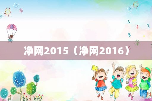 净网2015（净网2016）