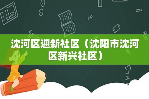 沈河区迎新社区（沈阳市沈河区新兴社区）