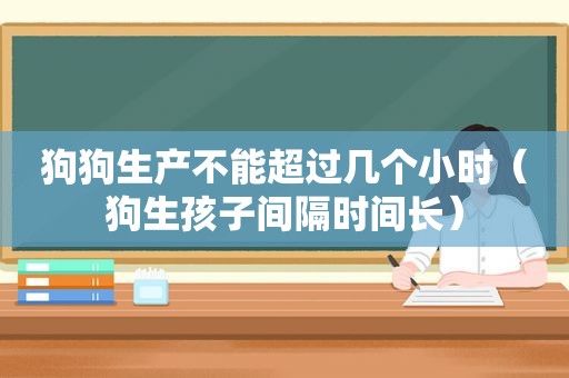 狗狗生产不能超过几个小时（狗生孩子间隔时间长）