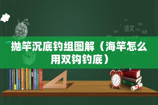 抛竿沉底钓组图解（海竿怎么用双钩钓底）