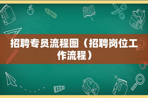 招聘专员流程图（招聘岗位工作流程）