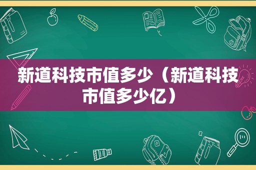 新道科技市值多少（新道科技市值多少亿）