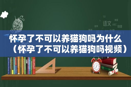 怀孕了不可以养猫狗吗为什么（怀孕了不可以养猫狗吗视频）