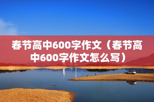 春节高中600字作文（春节高中600字作文怎么写）