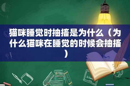 猫咪睡觉时抽搐是为什么（为什么猫咪在睡觉的时候会抽搐）