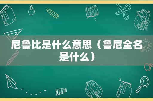 尼鲁比是什么意思（鲁尼全名是什么）