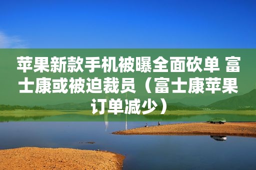 苹果新款手机被曝全面砍单 富士康或被迫裁员（富士康苹果订单减少）