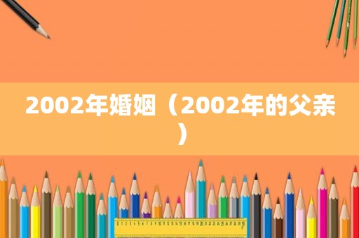 2002年婚姻（2002年的父亲）