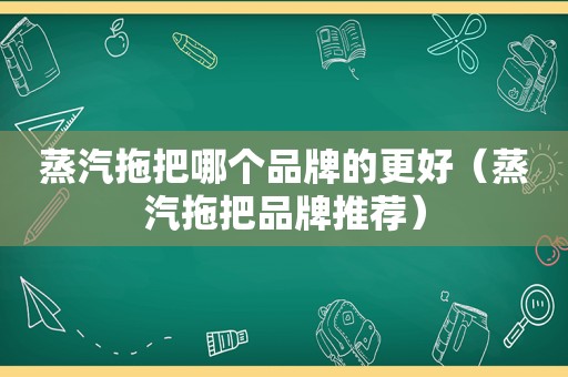 蒸汽拖把哪个品牌的更好（蒸汽拖把品牌推荐）