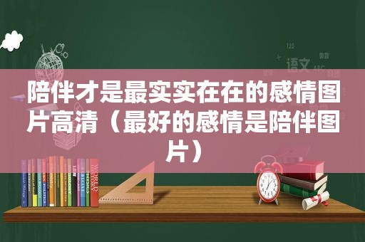 陪伴才是最实实在在的感情图片高清（最好的感情是陪伴图片）