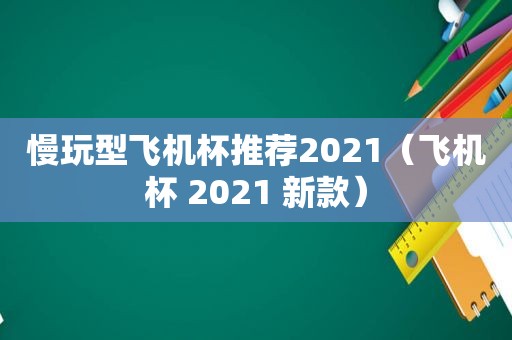 慢玩型飞机杯推荐2021（飞机杯 2021 新款）