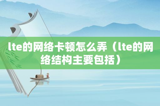 lte的网络卡顿怎么弄（lte的网络结构主要包括）