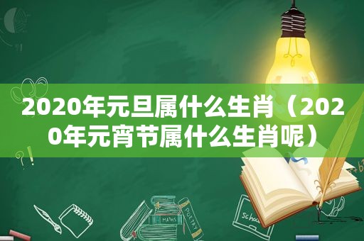 2020年元旦属什么生肖（2020年元宵节属什么生肖呢）