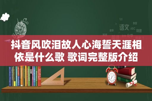 抖音风吹泪故人心海誓天涯相依是什么歌 歌词完整版介绍