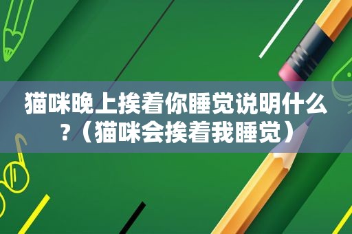 猫咪晚上挨着你睡觉说明什么?（猫咪会挨着我睡觉）