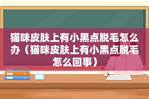 猫咪皮肤上有小黑点脱毛怎么办（猫咪皮肤上有小黑点脱毛怎么回事）