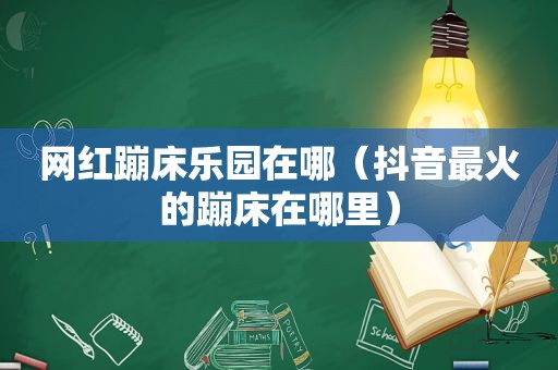 网红蹦床乐园在哪（抖音最火的蹦床在哪里）