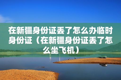 在新疆身份证丢了怎么办临时身份证（在新疆身份证丢了怎么坐飞机）