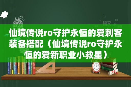 仙境传说ro守护永恒的爱刺客装备搭配（仙境传说ro守护永恒的爱新职业小救星）