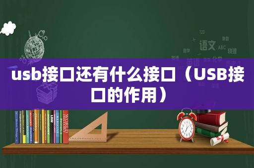 u *** 接口还有什么接口（USB接口的作用）