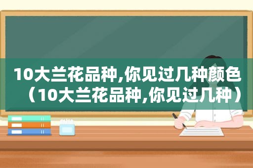 10大兰花品种,你见过几种颜色（10大兰花品种,你见过几种）